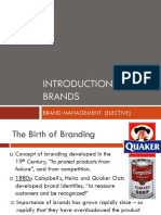 Introduction To Brands: Brand Management (Elective)
