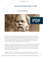 TEXTO 01 - 15 Reflexões de Sócrates Para a Vida