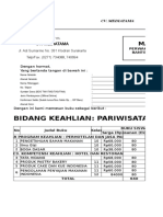 Daftar Buku Pariwisata