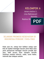 Sejarah Promosi Kesehatan