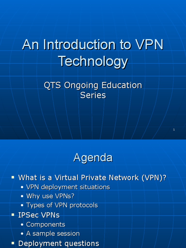 Overview of VPN Types and Technology | PDF | Virtual Private Network ...