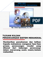 Kuliah Ke 1 Pengantar Perancangan Sistem Mekanikal