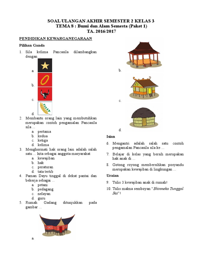 Membedah Arti Soal UH Tema 3 Kelas 3: Lebih dari Sekadar Nilai, Fondasi Pemahaman Konsep Membedah Arti Soal UH Tema 3 Kelas 3: Lebih dari Sekadar Nilai, Fondasi Pemahaman Konsep