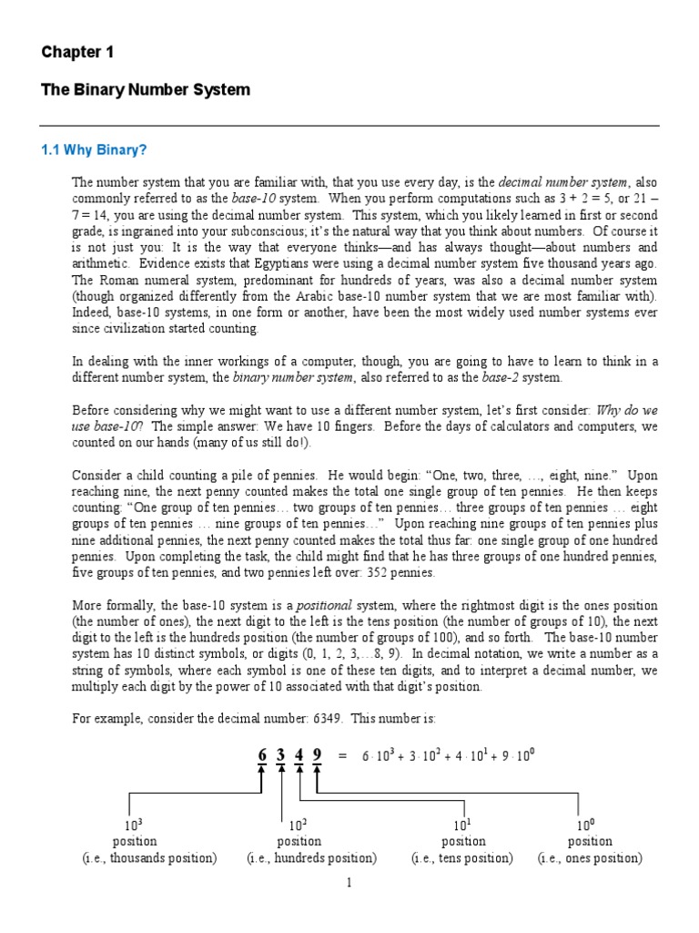 Binary Overview PDF | PDF | Binary Coded Decimal | Decimal