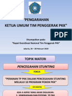 Pencegahan Stunting Mell Gerakan PKK Pengarahan Ibu Ku PD Rakor TP PKK Se Indonesia Jakarta 26 28 Febr 2019 Versi 3 PDF