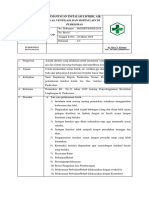 8.5.1 Ep 2 Sop Pemantauan Instalasi Listrik, Air, Ventilasi, Gas Puskesmas