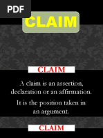 Three Types of Claims Explained