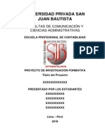 Esquema de Investigacion Formativa