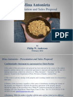 Mina Antonieta: Presentation and Sales Proposal