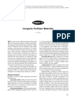 Inorganic Fertilizer Materials: Potassium Nitrate (KNO