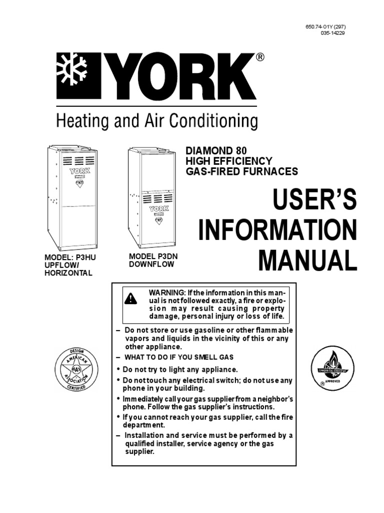 User’S Information Manual Diamond 80 High Efficiency GasFired