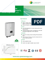 On-Grid Inverter EGE-SP3KTL/SP5KTL 3-6 KW Single Phase 220V