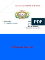 Presentation On Reference Sources: Submitted To Submitted by