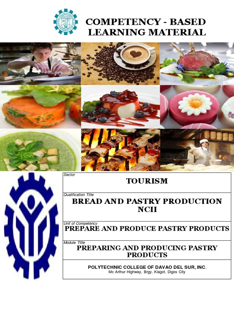 Competency Based Learning Material Tourism Bread And Pastry