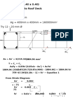 Design of C-1 (0.40 X 0.40) Second Floor To Roof Deck