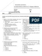 Latihan PTS 10 Fisika Semester 1