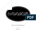 Consumer Behaviour Project-Section E