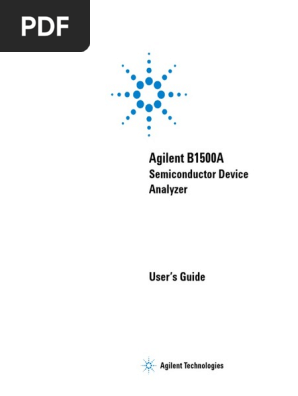 Keysight B1500 Users Guide | PDF | Computer File | Computing And Keysight B1500 Users Guide | PDF | Computer File | Computing And