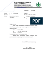 Surat Permohonan Pelatihan Desa Siaga