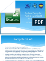 Aplikasi Pengolah Angka (Microsoft Excel 2010)