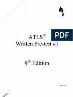 Pretest ATLS 9th Ed