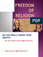 freedom of religion