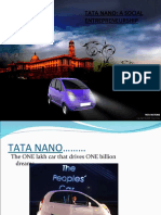 Tata Nano: A Social Entrepreneurship