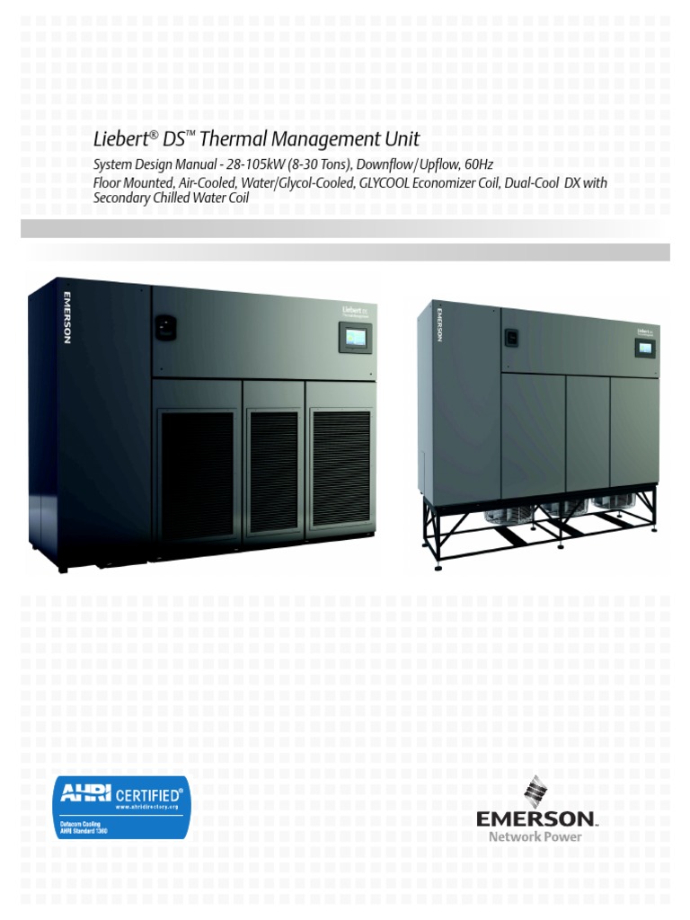 Liebert CRAC Units For DATA Centre PDF Duct (Flow) Air Conditioning