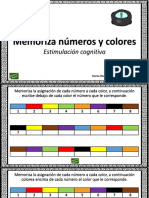 Memorizar Colores y Numeros