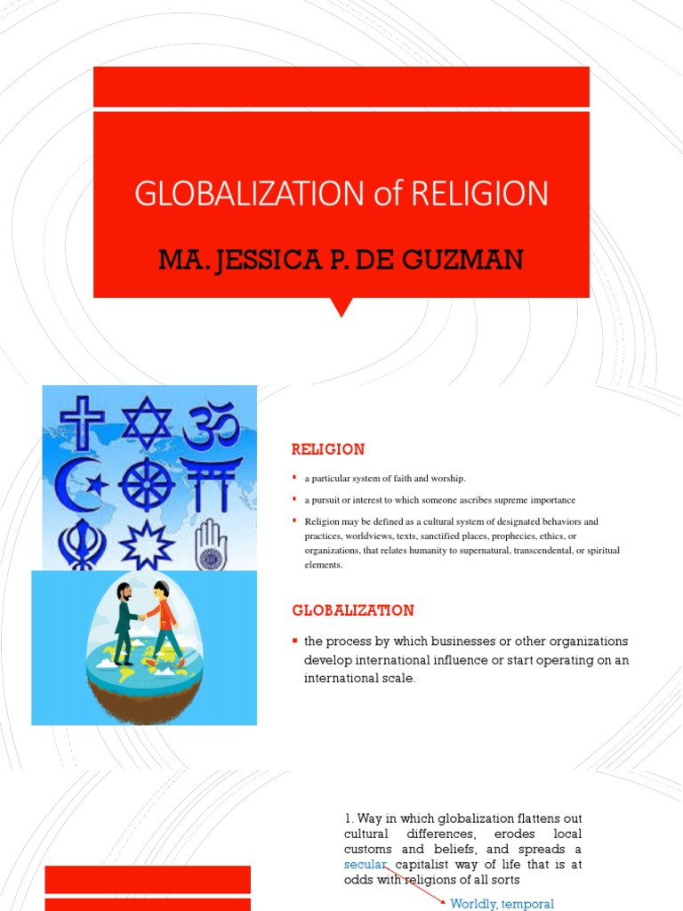 Religion's Role in Globalization Dynamics | PDF | Globalization ...