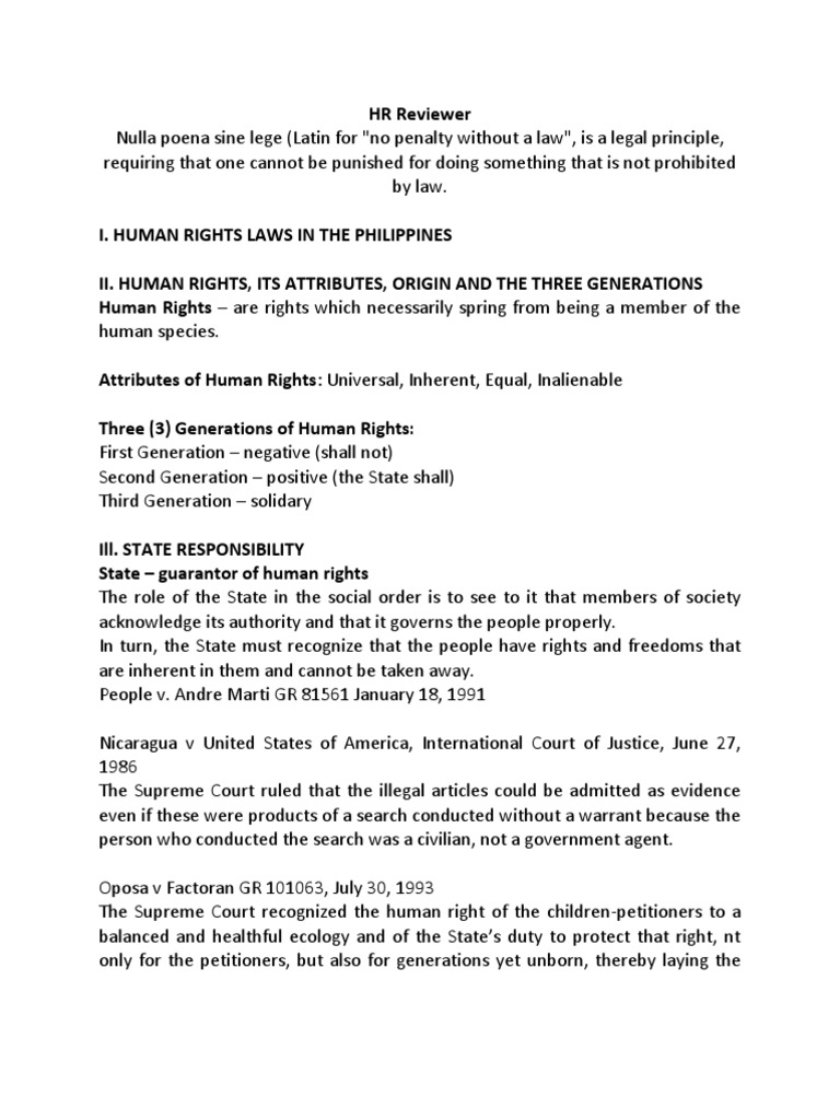 Hr Reviewer Human Rights Treaty