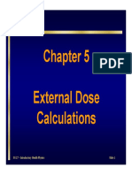 External Dose Calculation