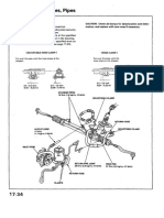 Honda Civic EK Power Steering Hoses Pipes 17-34
