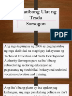 Naratibong Ulat NG Tesda