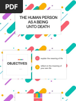 The Human Person as a Being Unto Death