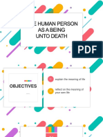 The Human Person As A Being Unto Death
