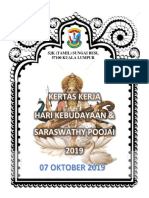 Kertas Kerja Saraswathy Poojai