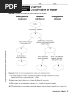 Directed Reading English Classification of Matter Editable