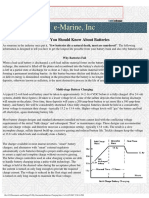 E-Marine, Inc: What You Should Know About Batteries