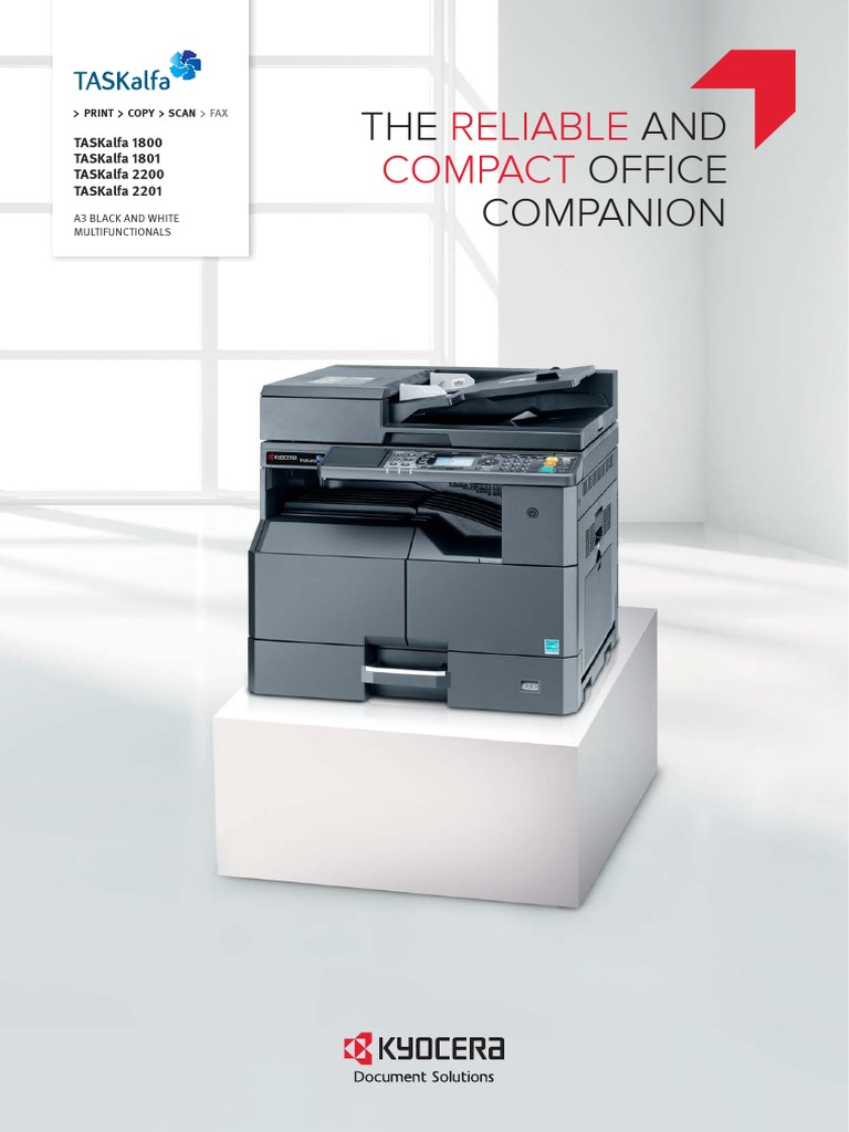 TA 2200 - TA 2201 Broch PDF | PDF | Printer (Computing) | Fax