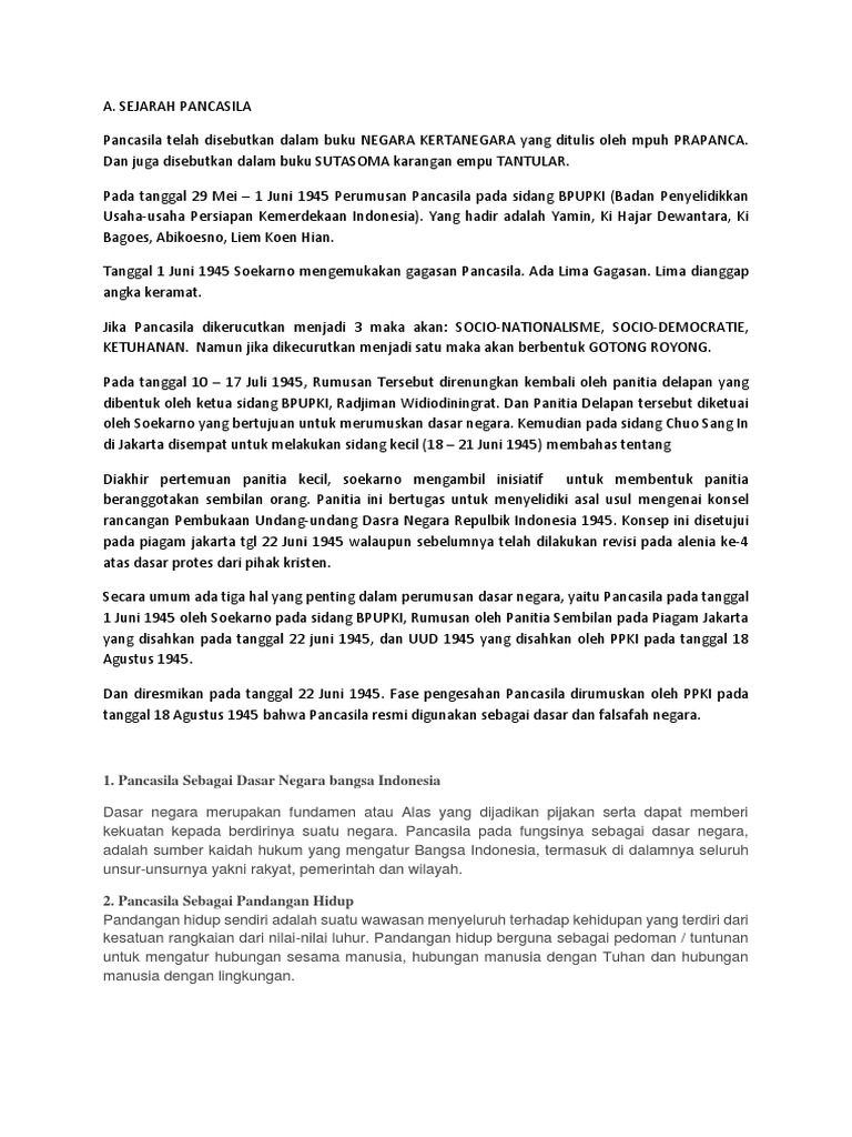 1 Pancasila Sebagai Dasar Negara Bangsa Indonesia