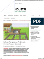 Saluran Pengolahan Air Limbah Rumah Tangga (Sanitasi) - Solusi Industri