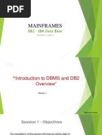 DB2-PPT-1-Introduction To DBMS and DB2 Overview V1.0