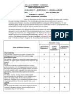 Mission Statements and Stakeholders: A, B, C, D, or F