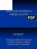 Smetnje Svijesti I Orijentacije