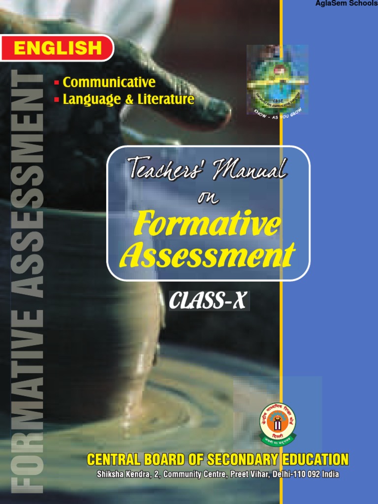 Class 10 English Teacher's Manual | PDF | Educational Assessment