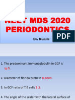 Neet Mds 2020 Periodontics: Dr. Munshi