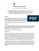 Lab Puente de Wheatstone