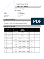 Curriculum Vitae: Personal Details - Devyani R. Bhosle