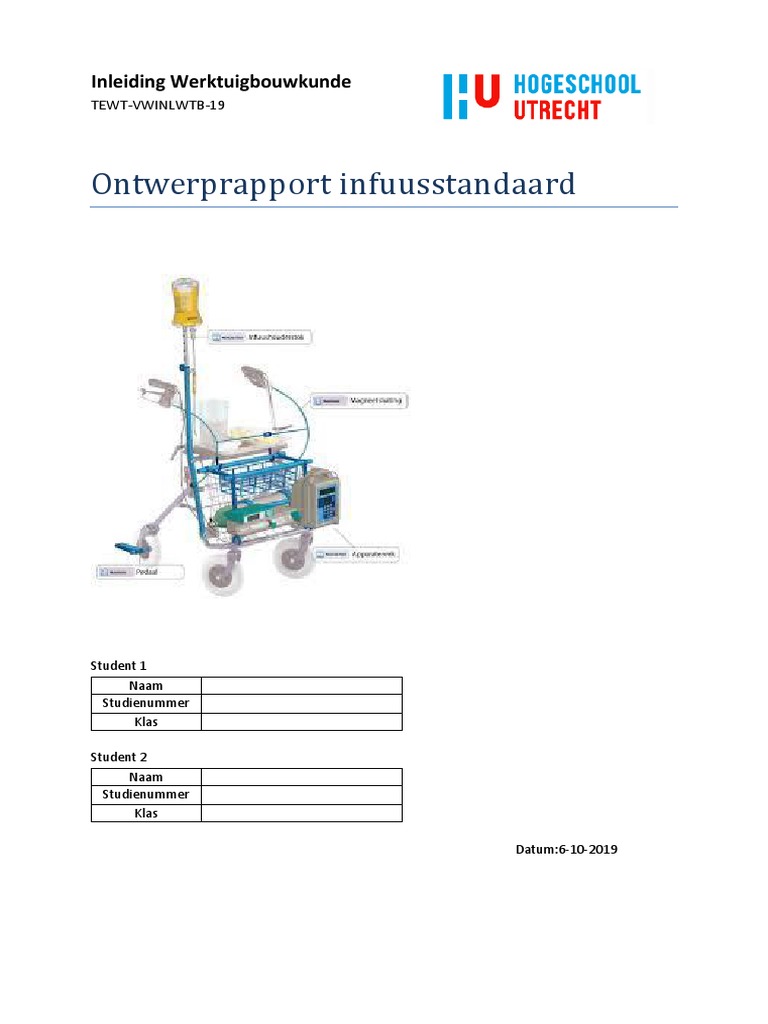 Invuldocument Ontwerprapport PDF | PDF